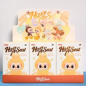 Genuine Pop Mart THE MONSTERS Have A Seat Labubu Vinyl Face Pendant Blind Box